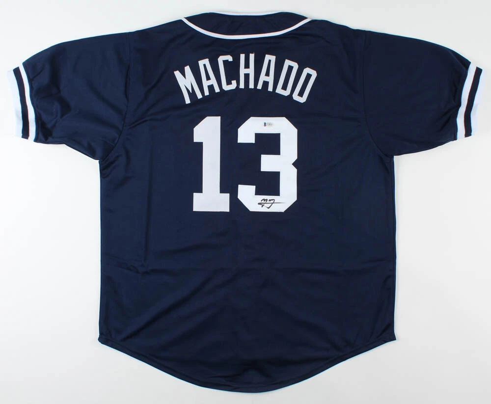 Manny Machado Signed San Diego Padres Jersey / 3×All-Star 3rd Base (Beckett  COA)