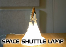 Space shuttle/ Rocket lamp