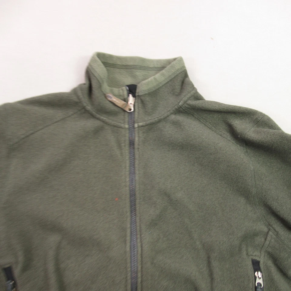 Chaqueta REI para mujer grande manga larga bolsillos con cremallera completa verde ligero Foto 2 de 4