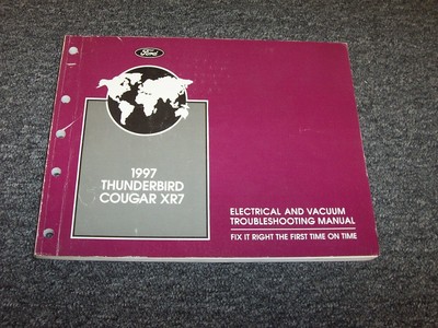 1997 Ford Thunderbird Electrical Wiring & Vacuum Diagram Manual LX 3.8L