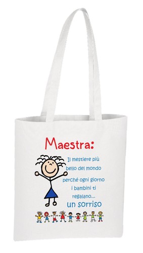 Shopper Maestra Regalo Personalizzabile Con Nome Maestra Ti Scriviamo Poche Righe Grazie Maestra Regalo Maestra Fine Anno - Foto 4