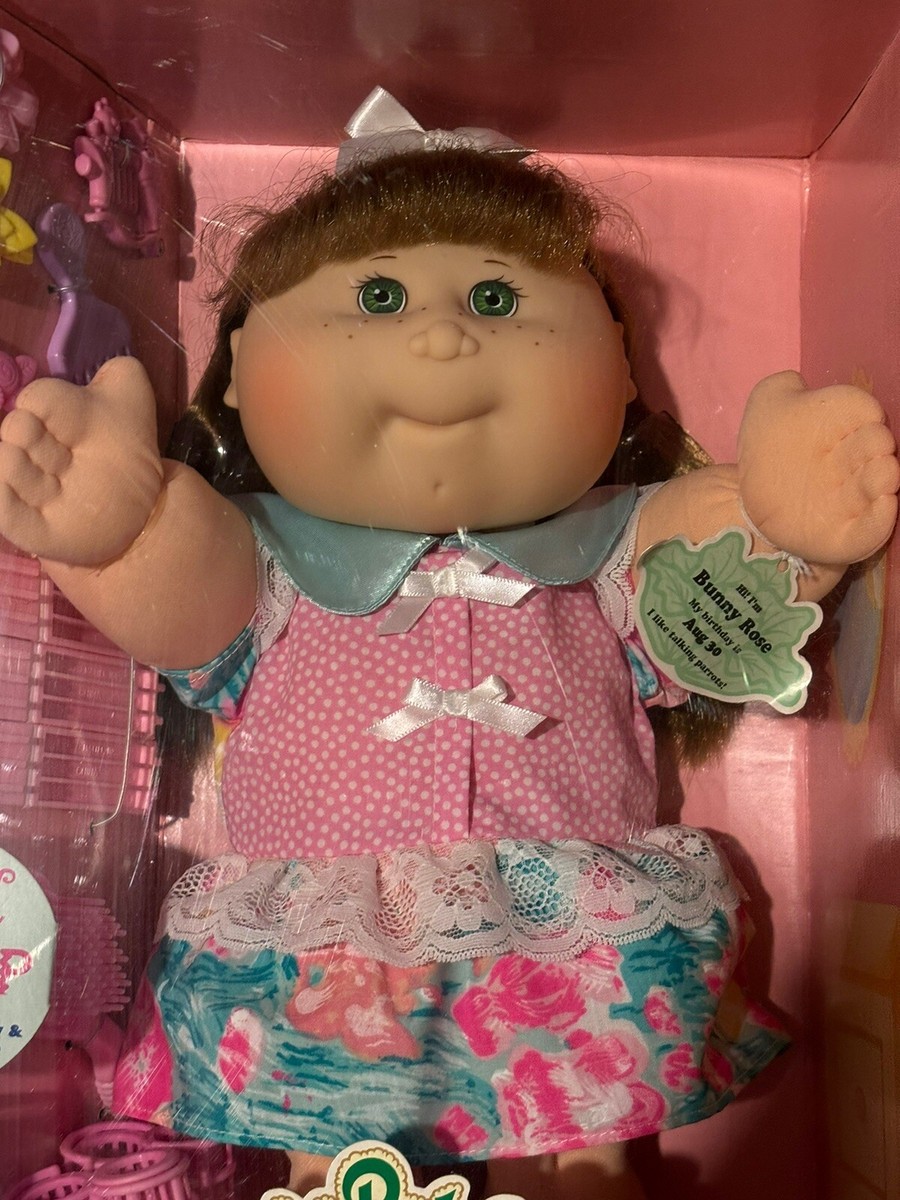 1995 Stylin' Hair Kid Cabbage Patch. Bunny Rose. Curl And