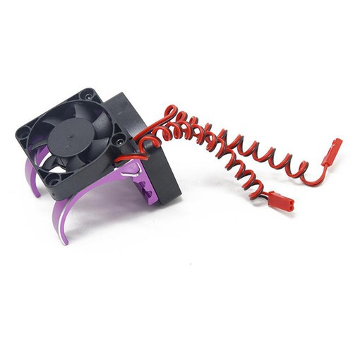 42mm Motor Dual Cooling Fan Motor Heat Sink RC Model Car for 4082 arrma - Picture 2 of 13