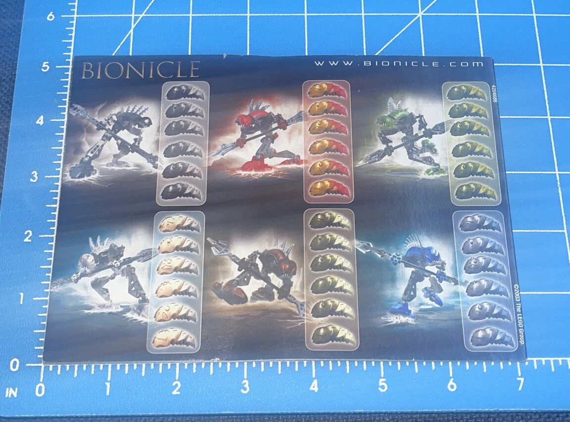 Bionicle outlet rahkshi instructions
