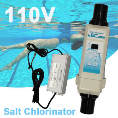 Complete Salt Pool Chlorine Generator Salt Water Chlorinator System 40-100m³