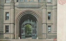 The Phelps Gate Yale University New Haven Conn. Vintage Undivided Back Post Card