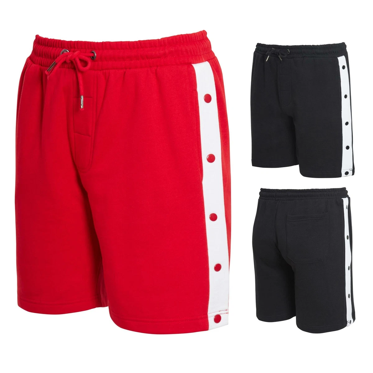 Men's shorts with store side elastic waistband