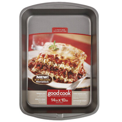 Good Cook 04011 14'' x 10'' Lasagna & Roast Pan