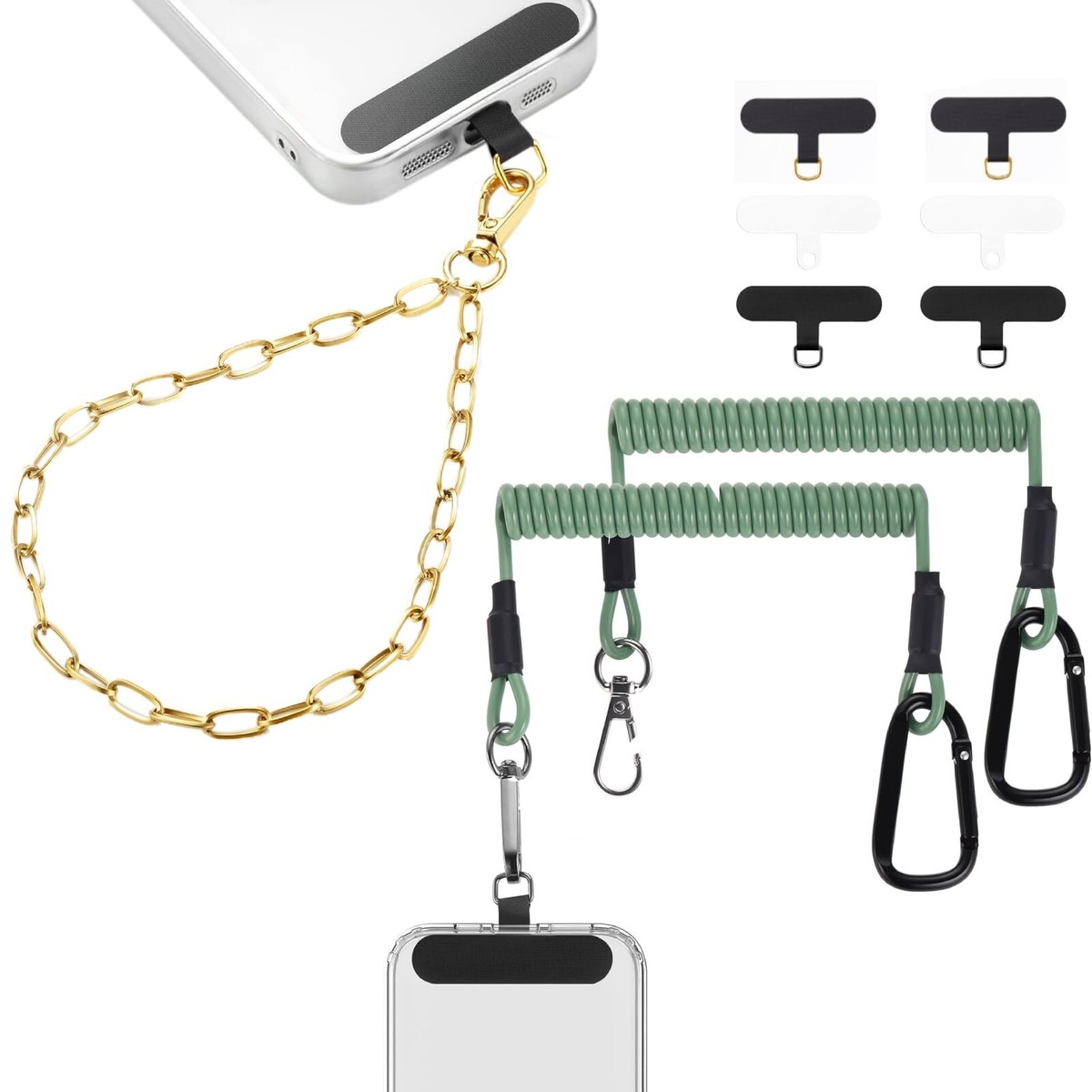 Retractable Phone Lanyard Phone Assured Pro Retractable Phone Tether -  Anti-Drop & Anti-Theft Lanyard With Wrist & Neck Straps Anti-drop Phone  Leash