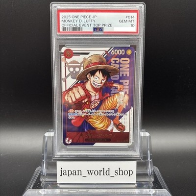 ONE PIECEブロマイド PSA 10 Luffy Zoro ST21-014 015 SR Flagship Battle Promo Set One