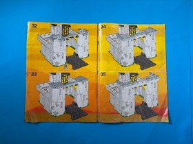 Lego Castle 6074 Black Falcon's Fortress Instruction Manual Black Knights