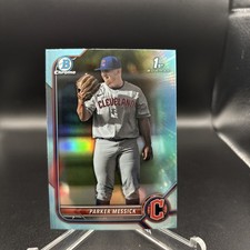 2022 Bowman Draft 1st Chrome Sky Blue Refractor Parker Messick #BDC-71
