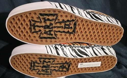 Vans Vault UA OG Sk8-Mid LX Shoes Aries Tiger Orange Men Size 10 New No Box - Picture 7 of 8