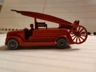 VTG Lesney Matchbox "Dennis" Fire Escape Truck No. 9-Missing Ladder Piece
