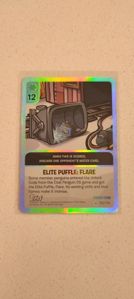 Tarjeta Disney Club Penguin Topps-Jitsu #150/150 (RARA) Foto 2 de 4