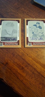 Stefan Matteau Rookie Auto Printing Plates 1/1 x2 (Black & Cyan)   The Cup  ...