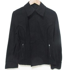 Tricot Comme Des Garcons Zip Jacket Blouson Ad2001 Black Women Size JPN-M