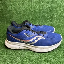 Mens Saucony Guide 15 Running Shoes Sz 11.5 M Blue Mesh S20684-16