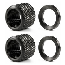 2pack Steel .750 Thread Protector 12x28 Tpi For .223 556 22lr Glock 9mm
