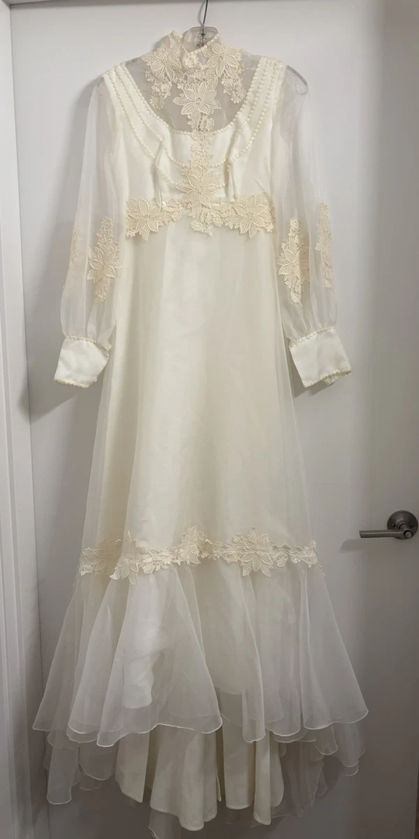 1970s Vintage Wedding Dresses & Veils for Women for sale - eBay