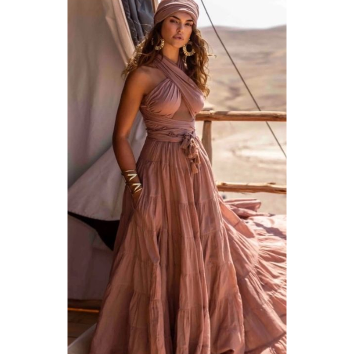 Erika Pena Selma Maxi Dress, SZ L/XL, $438 Retail, NWT | eBay