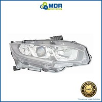 Scheinwerfer Projektor Vorne Rechts LED Parabel Schwarz - - Honda Civic 17- >