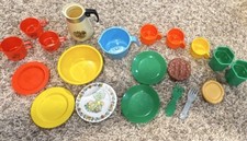 Vintage Little Tikes Pretend Play dishes and other vintage dishes