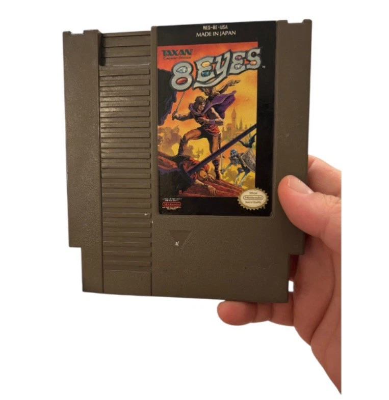 8 Eyes (NES, Nintendo, Platform/Fighting, 1990) Cartridge Only UNTESTED READ - Image 2 of 4