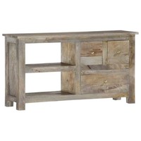 Mangoholz Massiv TV Schrank 55Cm Lowboard Fernsehtisch Fernsehschrank vidaXL