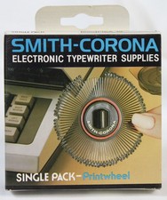 Vtg Smith Corona Printwheel Electronic Typewriter Electric 900 Pica 10 Font Box thumbnail