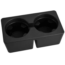 Car 1x Dual Console Cup Holder Insert Fit For Chevrolet Silverado GMC Sierra
