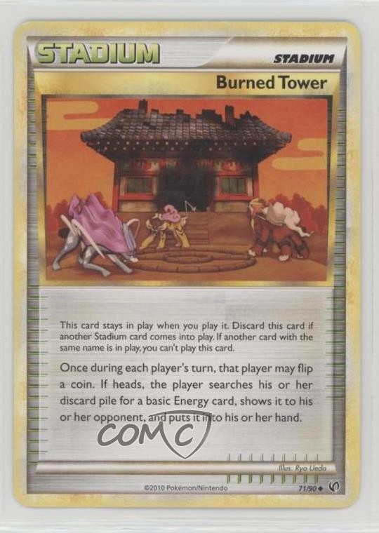 Burned Tower Pokémon HeartGold & SoulSilver Undaunted #71 2010