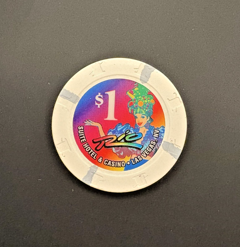 $1 casino chip Rio Casino Las Vegas great condition obsolete - $1 Rio Rita chip!