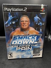 WWE Smackdown Here Comes the Pain PS2 - PlayStation 2 CIB Complete Black Label