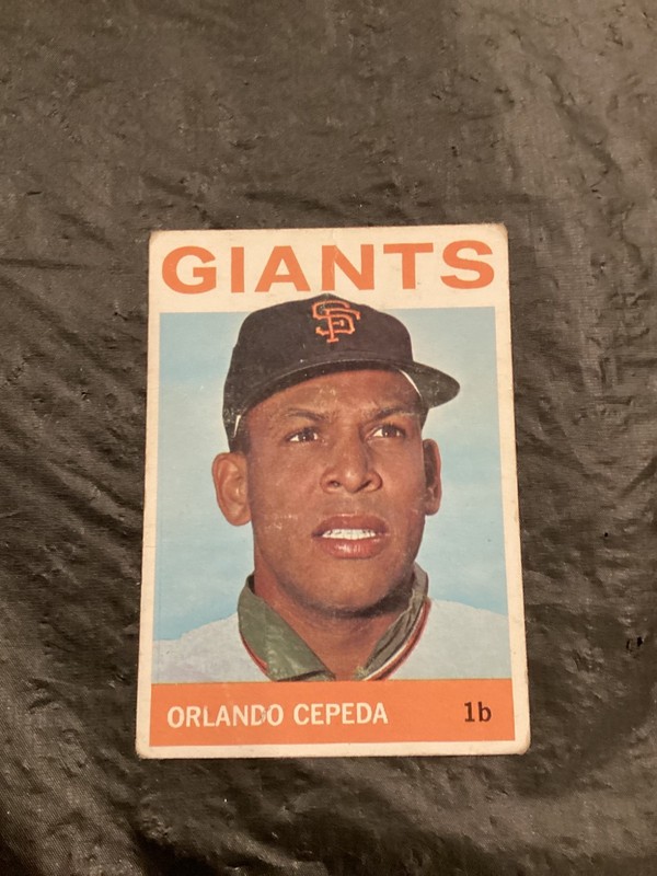 1964 Topps BB - #390 Orlando Cepeda/Giants Good/Fair