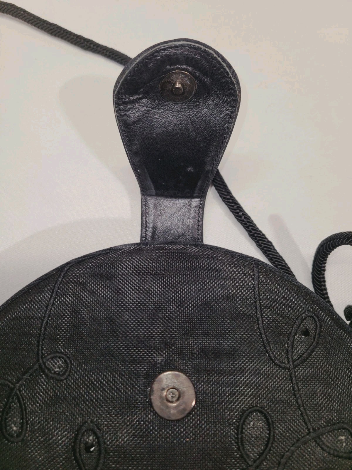 Stuart Weitzman Black Round Hard Shell Crossbody … - image 5