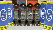 NOS TESLA Audiophile Grade EL34 Tubes TV7 Tested Well Above Average 4 Matched