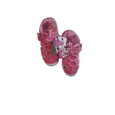 Disney Junior Minnie Mouse Light-Up Shoes Size 10 Pink Sneaker Sandal NWT