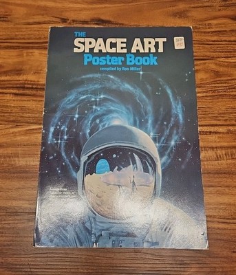 THE SPACE ART POSTER BOOK Ron Miller Captivating Beauty 1979 22 Sheets 1 Missing