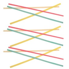 80 Pcs Handwoven Bamboo Strips Chinese Handicrafts Basket Weaving Material