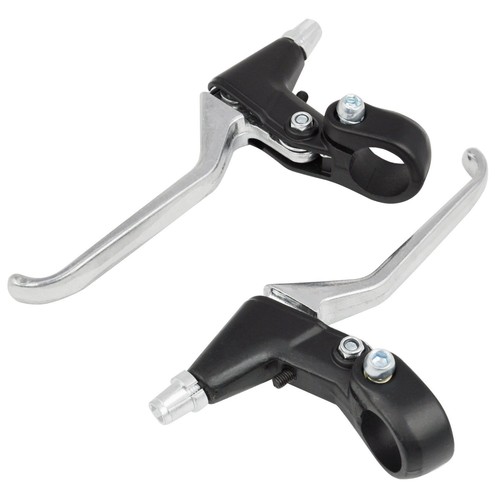 Accessotech Pair of Alloy Brake Levers Three Finger for Mountain Bikes Bicycle 