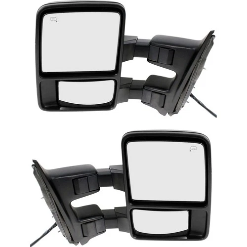 Tow Mirror Set For 2010 2016 Ford F250 Super Duty Left & Right Side Power Heated