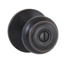 Hartford Aged Bronze Interior Door Knob for Bed and Bath Privacy Use NEW