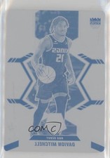 2021 Panini Mosaic NBA Debut Printing Plate Cyan 1/1 Davion Mitchell #269 0m89