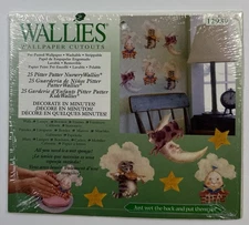 Wallies 12939 Pitter Patter Nursery 25 Removable Wallpaper Decorations
