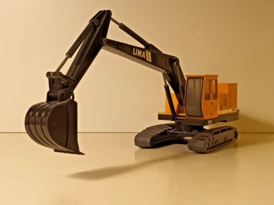 CLARK LIMA 2505 - Escavatore cingolato - NZG #147 con scatola - 1/50 - anni '70 - Immagine 4 di 4