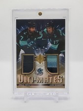 2021-22 Upper Deck Ultimate Collection /35 Jordan Eberle Jaden Schwartz Patch