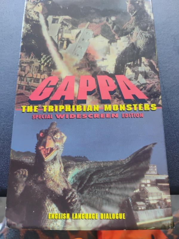 Gappa the Triphibian Monsters 1967 (VHS 1998) Kaiju Widescreen Edition English