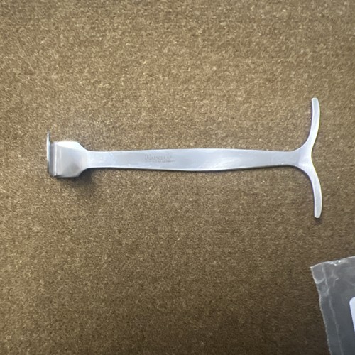 Smillie Retractor 5-1/2" (14cm) angled, 3/4"wide x 1-3/8" long blade NEW K-71 - Picture 3 of 5