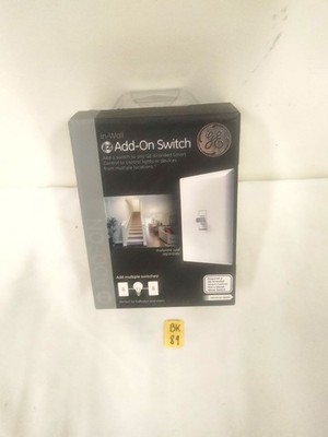 GE In Wall Add-On Switch 12723